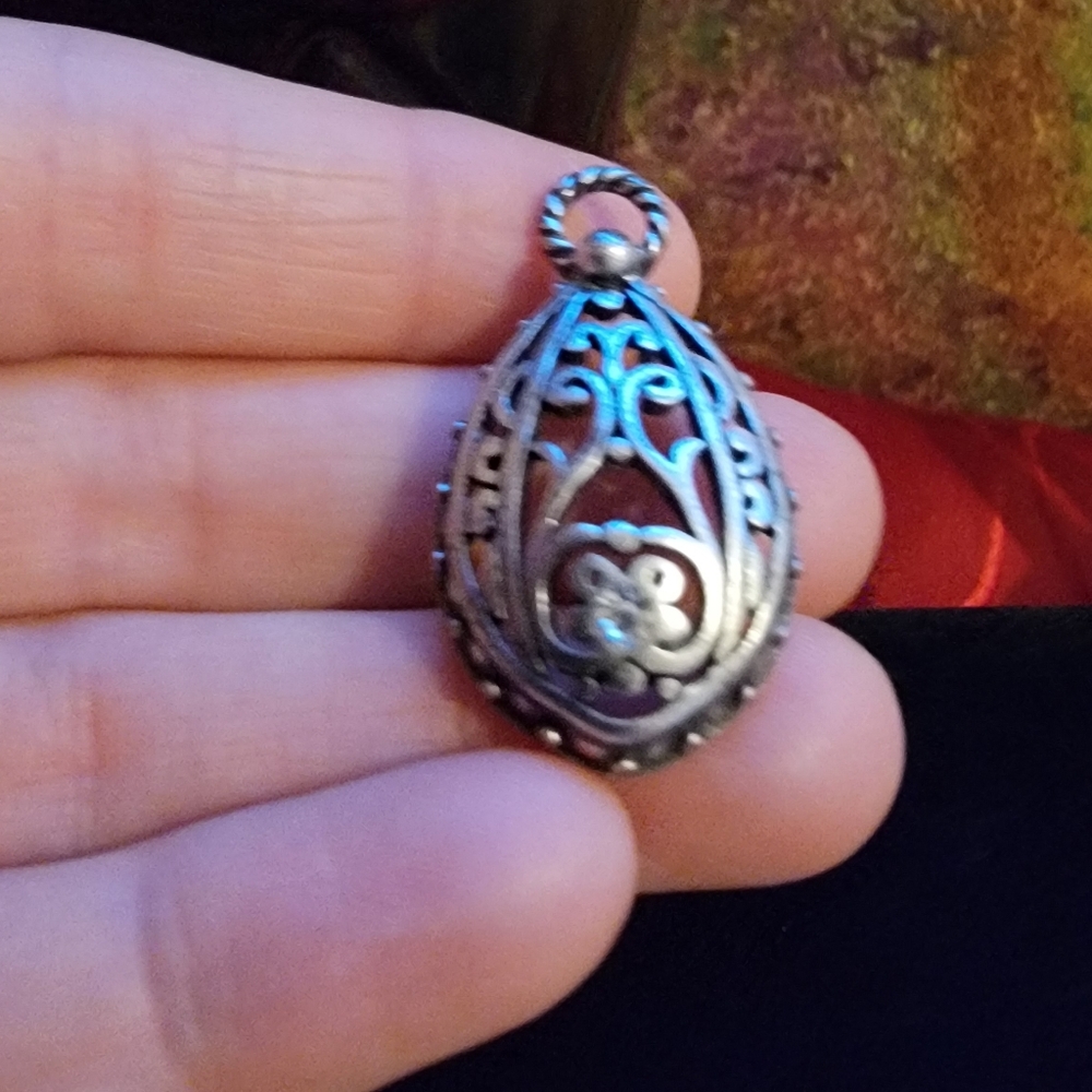 Grace Adele Teardrop Pendant With Rhinestone - image 4